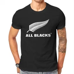 2024 All_Blacks_Rugby T Shirts Men Cotton Humor T-Shirts Round Collar Tee Shirt Short Sleeve Clothing Birthday Present