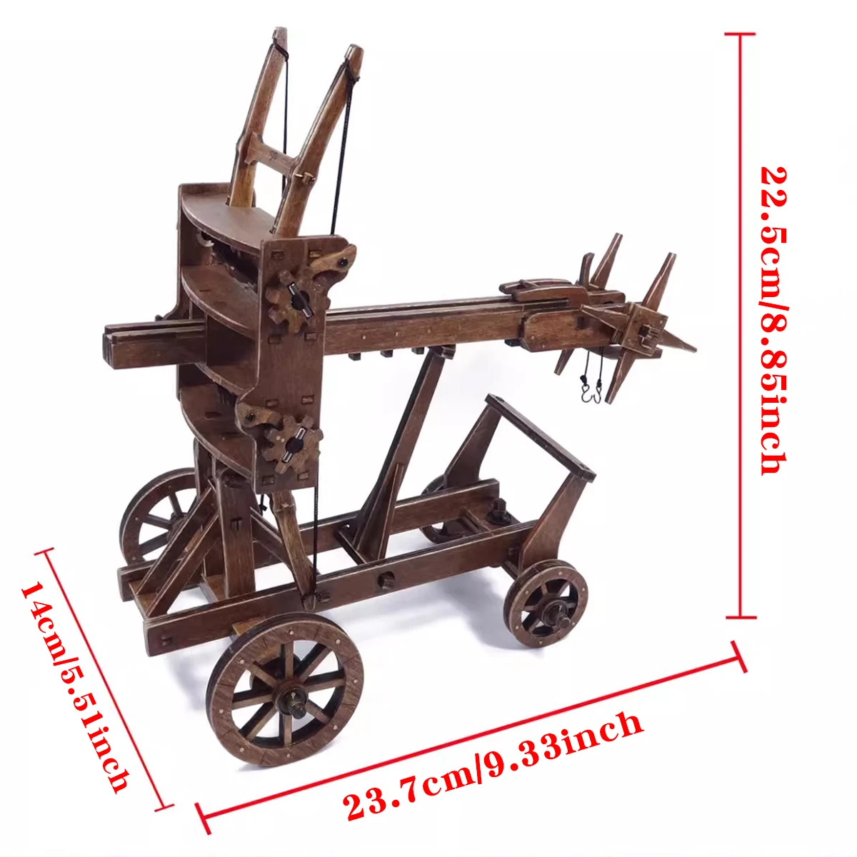 Assembly assemble ancient Middle Ages siege weap Siege Engines Ballista Scale Set Static wooden Scale model kit 1/12