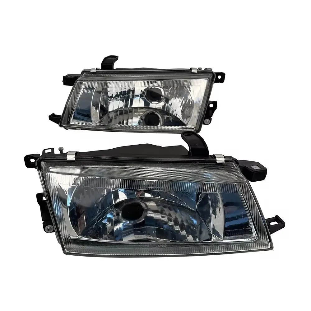 A Pair Car Crystal Headlamp Car Front Headlight  For Toyota Carina AT190 ST190 CT190 ST195 1992