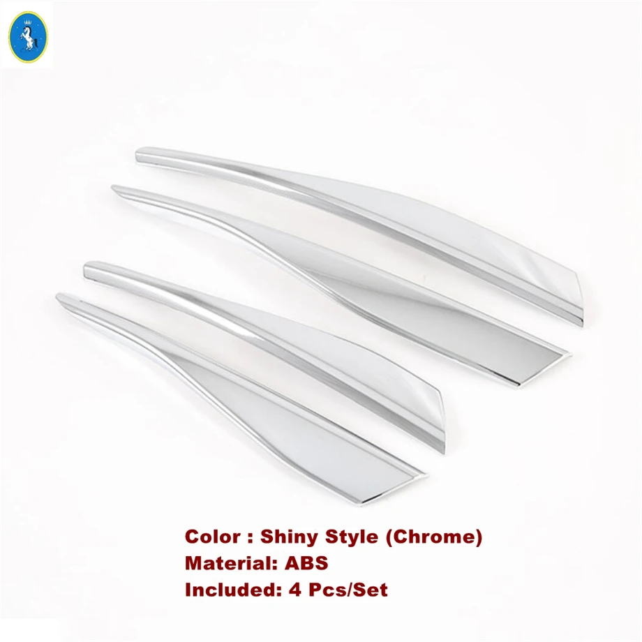 

Car Front Grille og Lights Lamp Eyelid Eyebrow Stripes Decor ABS Accessories Cover Trim For VW Volkswagen Golf 8 MK8 2020 - 2025