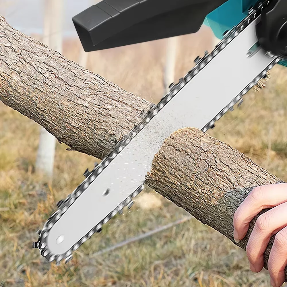 1500W 6 Inch Mini Chainsaw Electric Pruning Saw Cordless Electric Saw Handheld ChainSaw Woodworking Cutting Tool