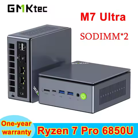 GMKtec NucBox M7 Ultra MINI PC Windows 11 Pro 8C/16T MAX 4.7GHz DDR5 4800MT/s PCIe3.0 SSD WiFi 6E BT5.2 Mini PC Gaming Computer