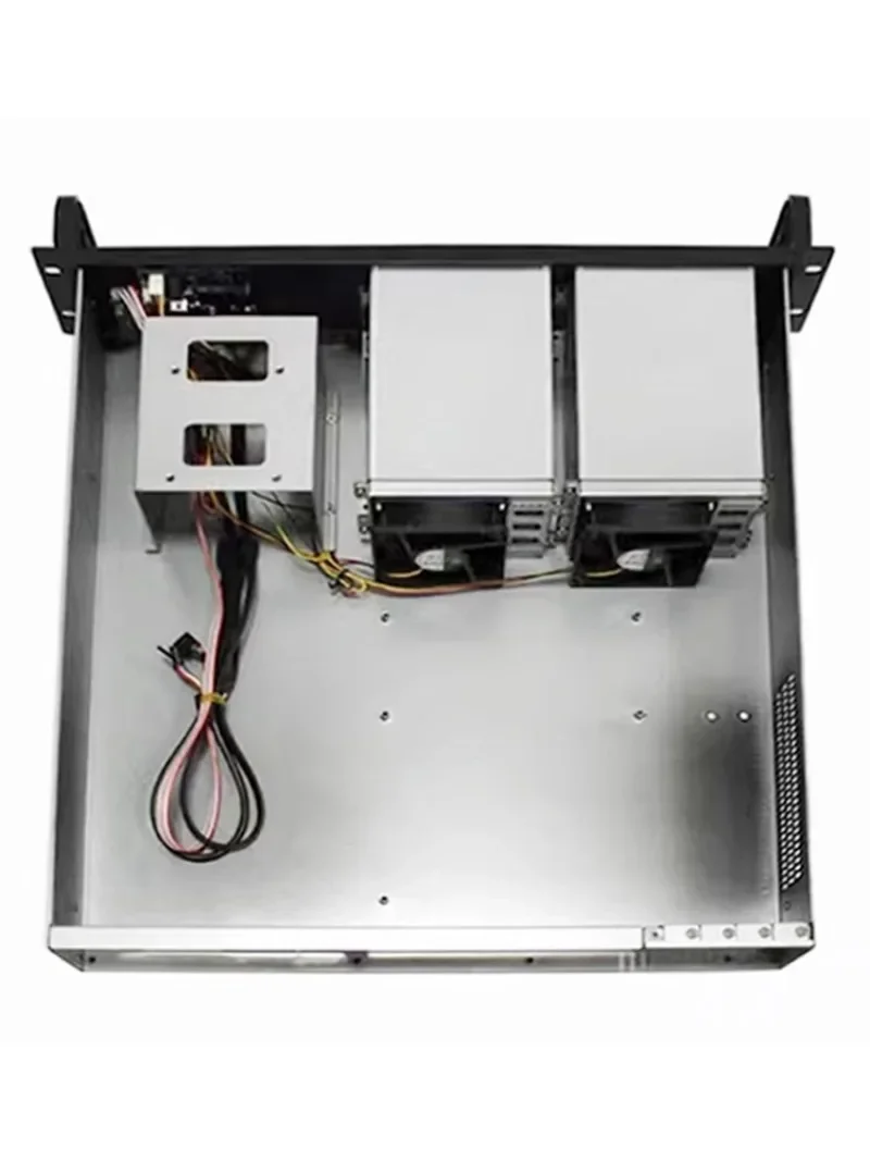 2U Chassis Rack-mounted 6-disk Hot-swappable Storage Server Industrial Temperature Control MATX Motherboard