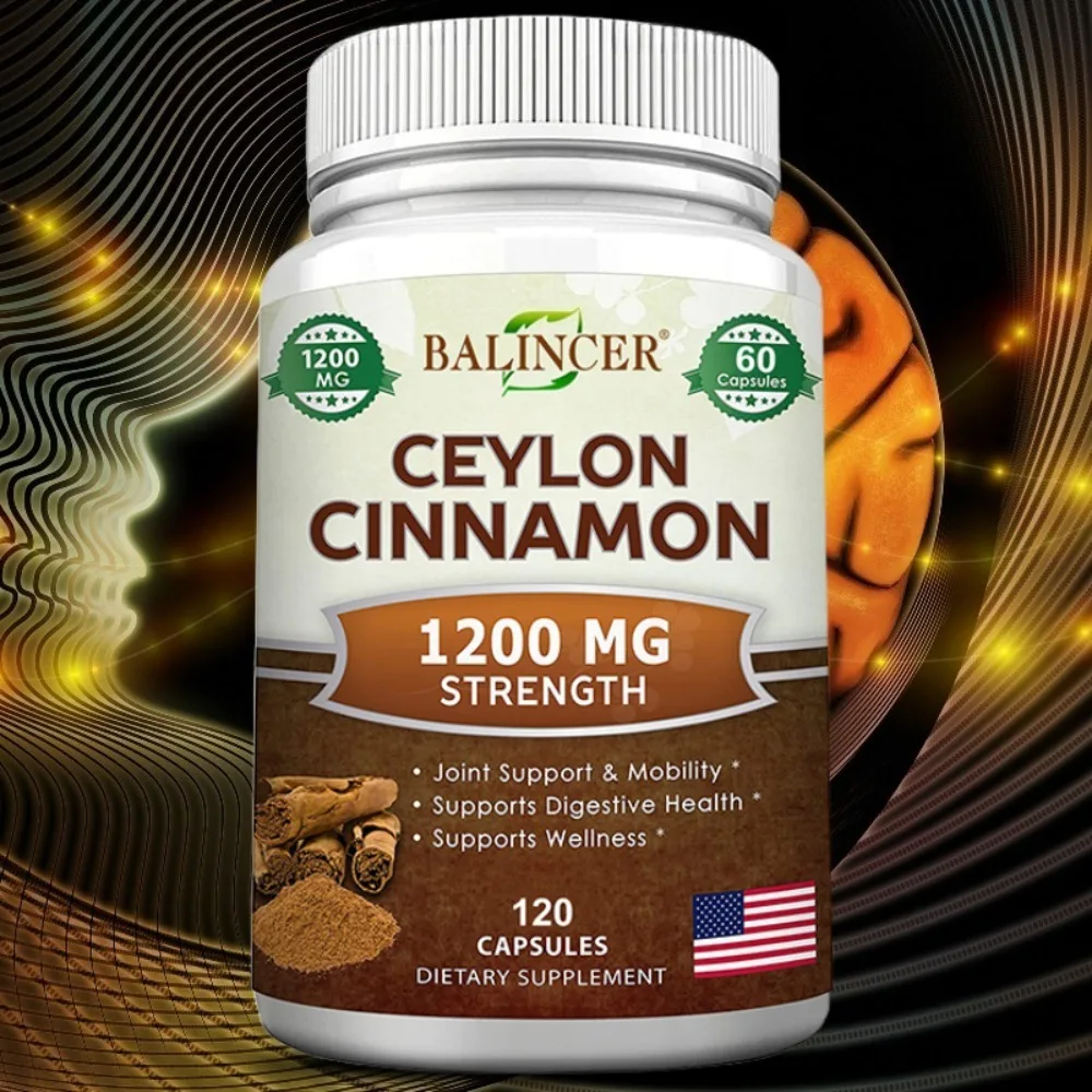 Ceylon Cinnamon Supplement - Helps with Joint Pain, Digestion, Antioxidant, Cardiovascular and Gastrointestinal Health