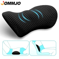 Almohada de soporte Lumbar piezas, espuma viscoelástica para aliviar el dolor de espalda baja, asiento ergonómico aerodinámico para coche, silla de oficina, reclinable y cama, 1 unidad