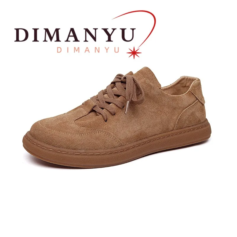 DIMANYU Men's Retro German Style Sneakers 2026 Spring New Casual  Shoes Men Lace-up Retro Sneakers For Men