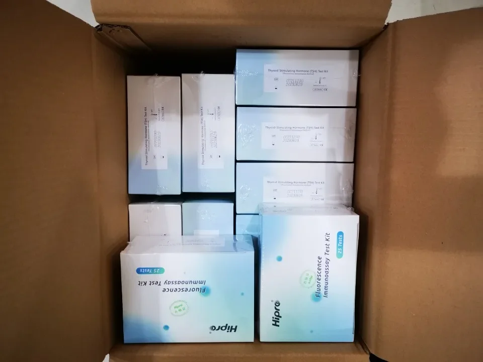 PalmF Test Kit (fluorescence Immunoassay) HbA1c TSH TT3 TT4 FT3 FT4 AMH, S100-B HBP CPR PCT D-Dimer PGI-PGII Combo
