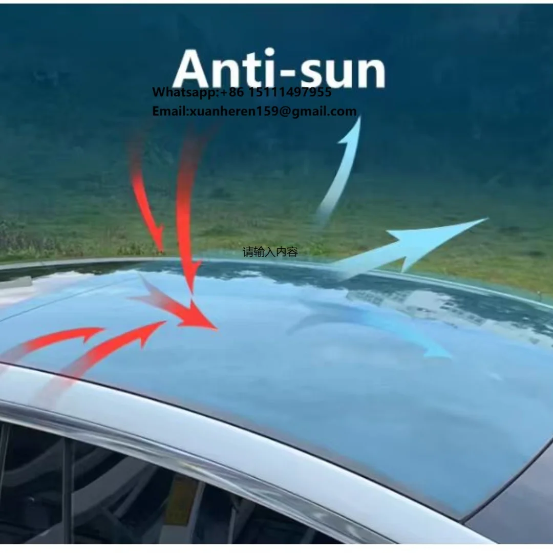 

2026 New Year Deal TPU Heat Rejection Panoramic Sunroof Film - 99% UV, 93% Heat Insulation, Premium Car Roof Protection Film