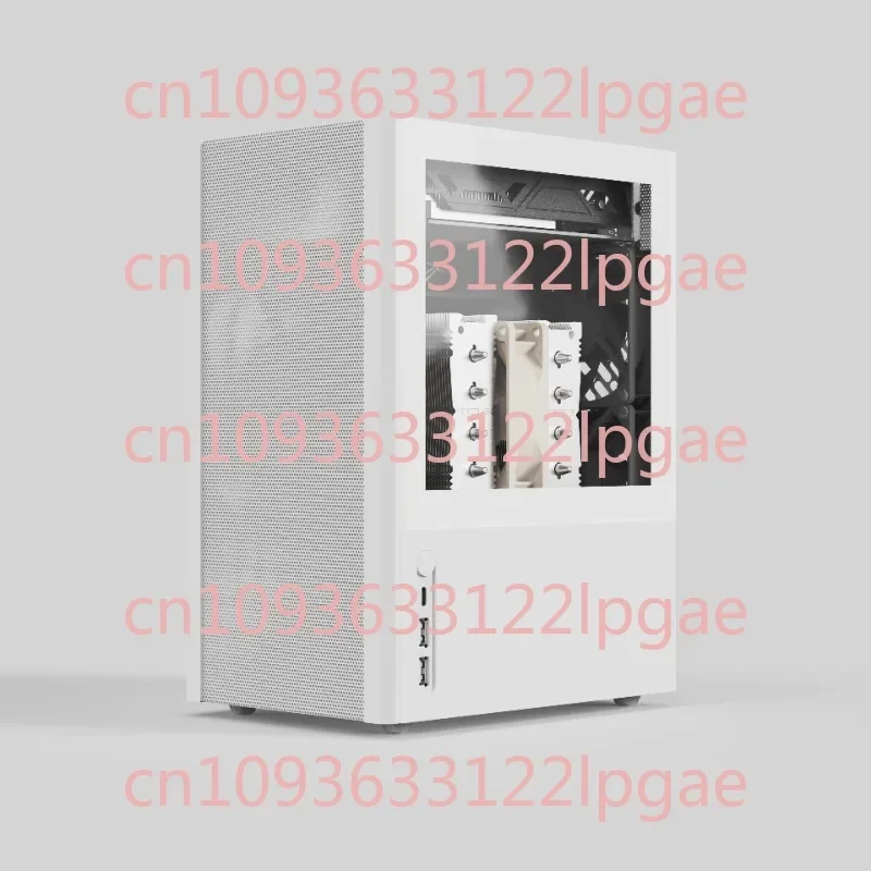 [ライダー R2] ITX アルミニウム合金 CNC タワー空冷ポータブル メッシュ ホワイト SFX デスクトップ インライン シャーシ