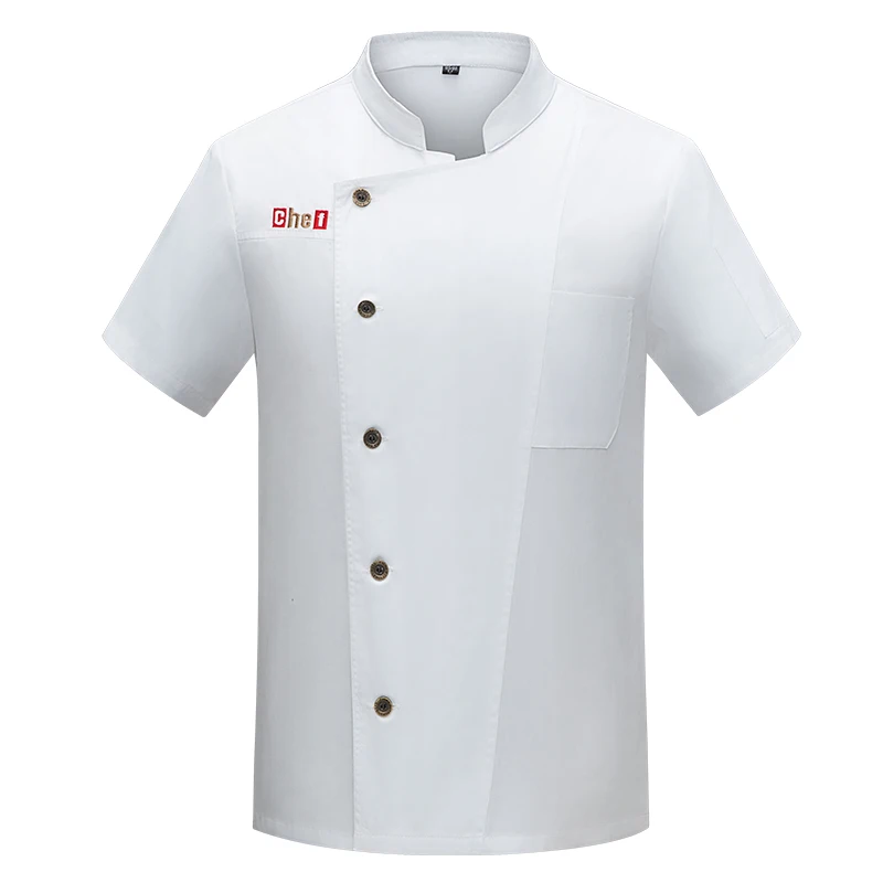 シェフシャツ制服コックプロフェッショナルキッチン衣装デザイナーシェフジャケット男性女性作業服ウェイターレストランホテル