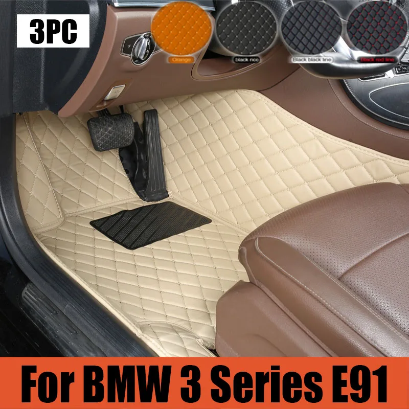 

For BMW 3 Series E91 Touring Wagon Estate 2005~2011 5 Seats Car Floor Mats Waterproof Pad Tapetes Para Automovil Car trunk mat