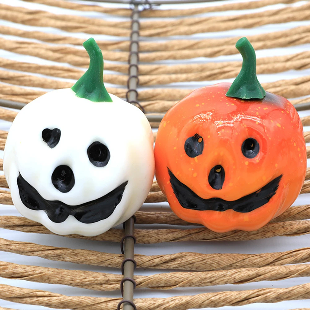 

12 Pcs Mini Pumpkins Small Ornaments Autumn Decoration Fake for Decorating Artificial Little
