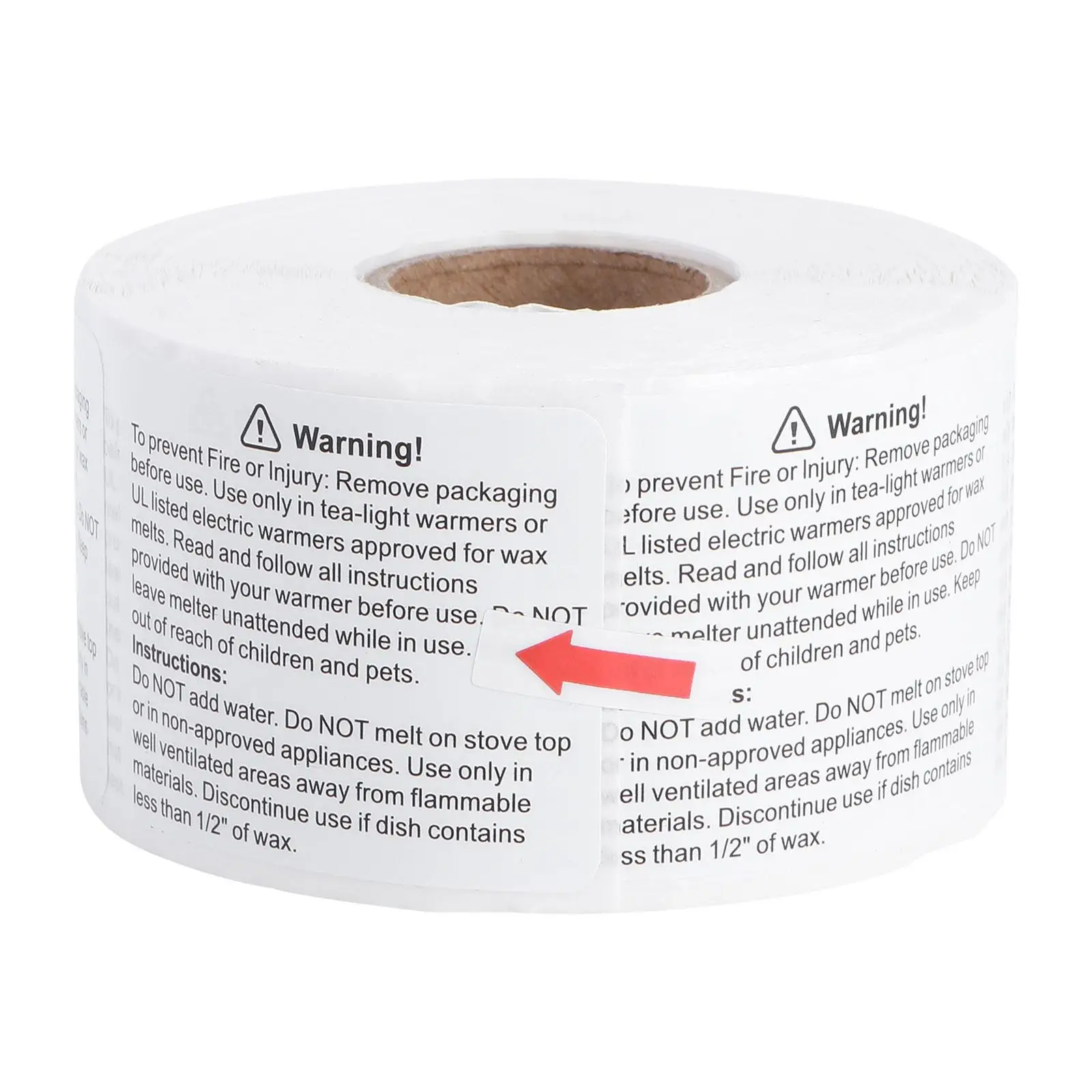 

500 Pieces le Safety Labels Warning Stickers for Wax Melts Adhesive Jar Seals le Warning Labels to Use