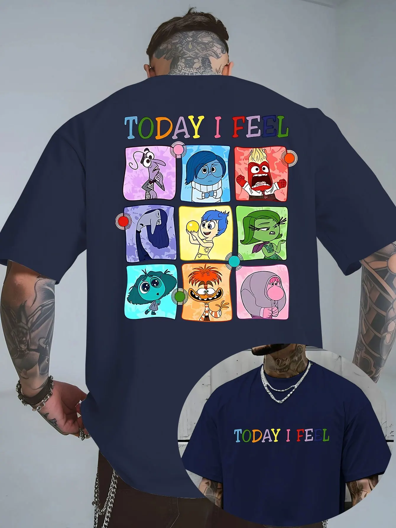 تي شيرت صيفي للرجال من Disney بنمط داخلي وخارجي، ملابس ترفيهية يومية وأنشطة موضوعية للجنسين من القطن بأكمام قصيرة كبيرة الحجم