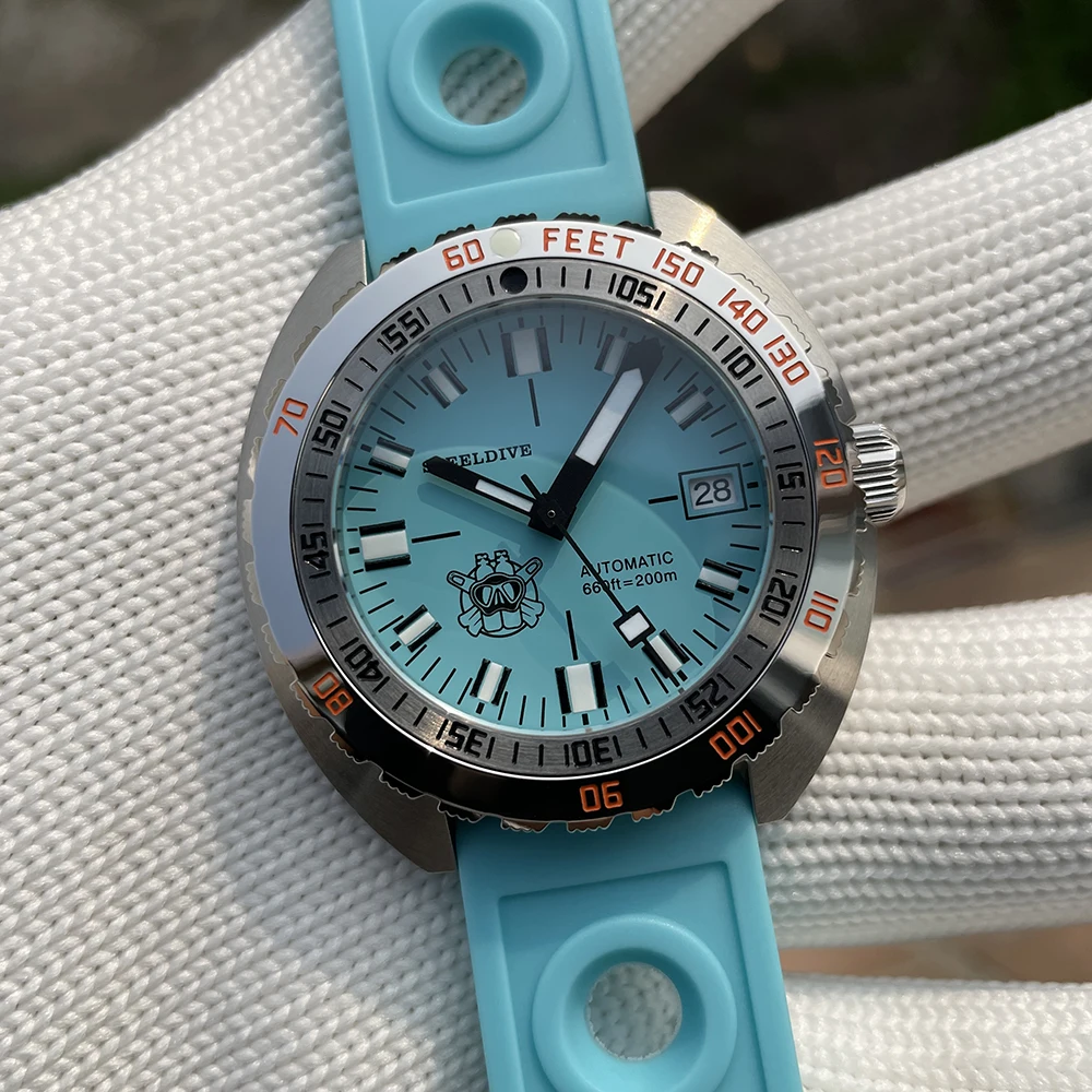 STEELDIVE SD1967 Luxe Automatisch Horloge 20Bar Waterdicht Roestvrij Staal Mannen Mechanische Horloges Sport Duikhorloge voor Mannen