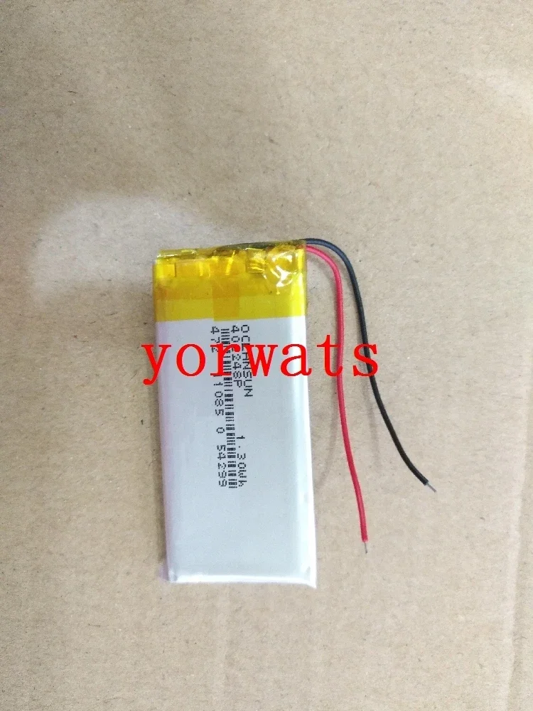 Nieuwe Hot Een oplaadbare Li-ion cel 3,7 V polymeerbatterij 402248 042248   350mAh direct e-book opladen digitaal