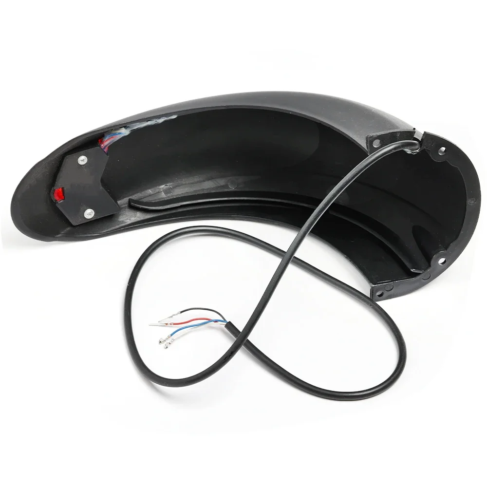 Front Rear Fender For KUGOO M4 Electric Scooter Mudguard Wings With Brake Light Accessories Parts