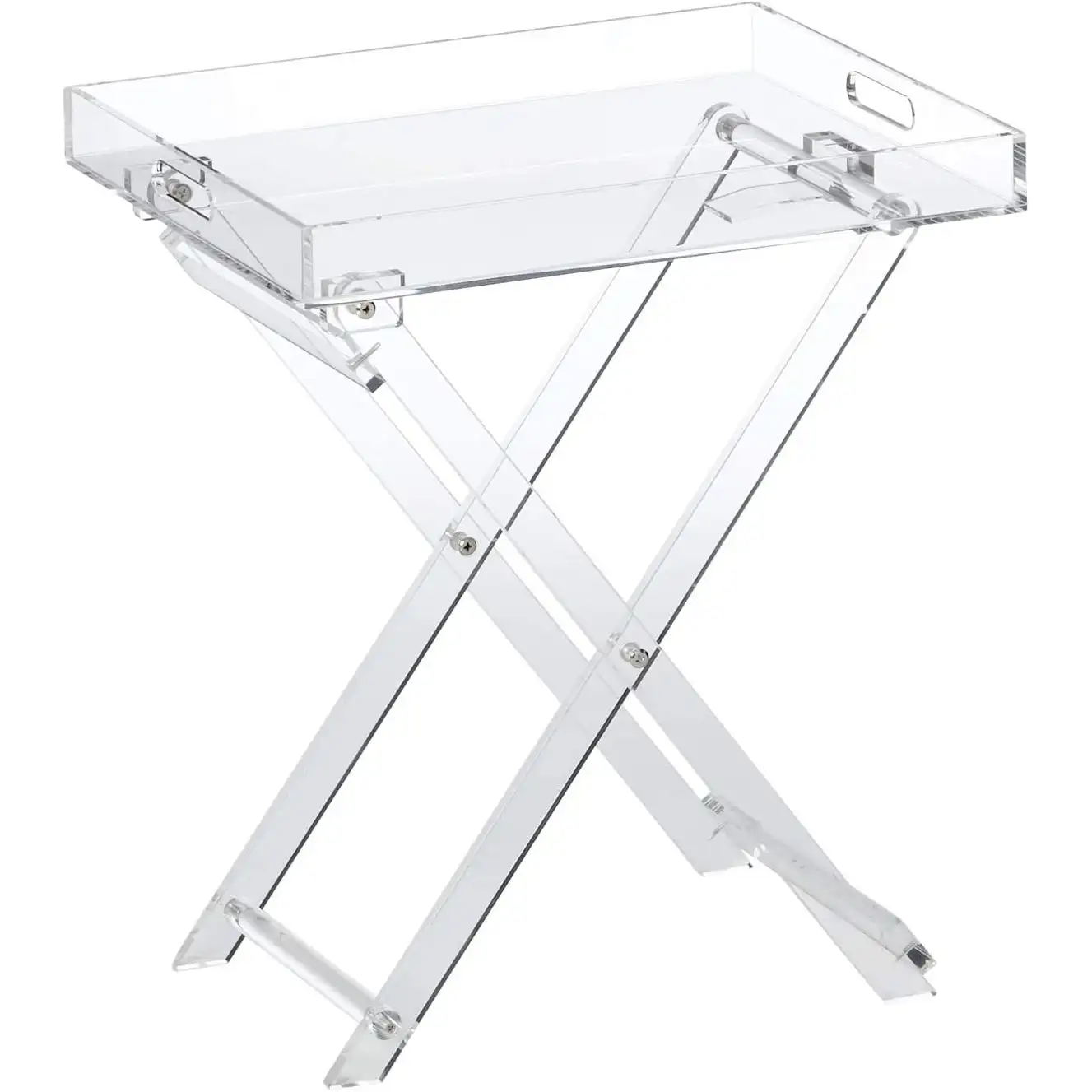 

VONVIK Acrylic Custom Design Styles Acrylic Folding Tray Table