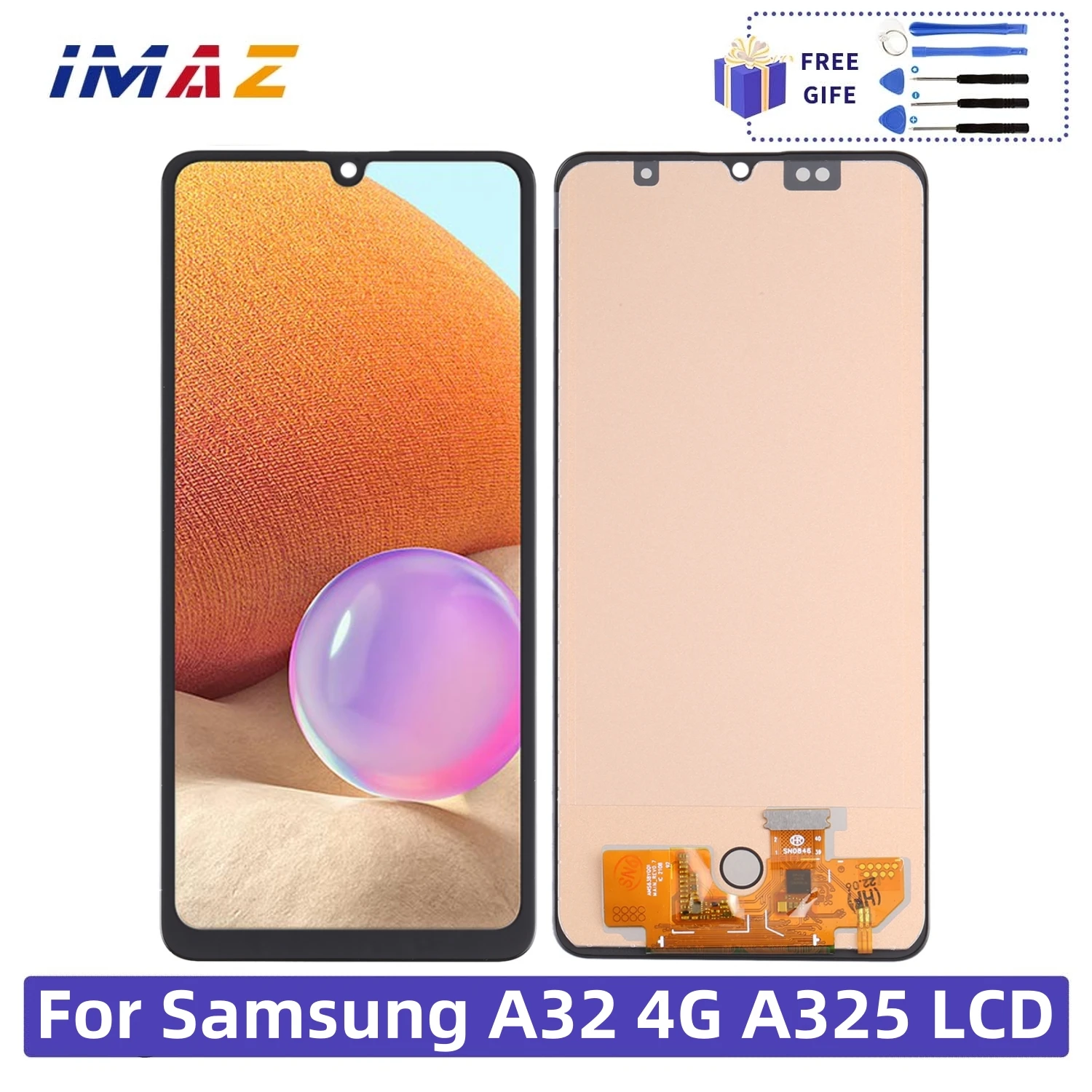 High Quality For Samsung Galaxy A32 4G A325 A325F SM-A325M SM-A325F/DS LCD Display Touch Screen Digitizer Assembly Replacement