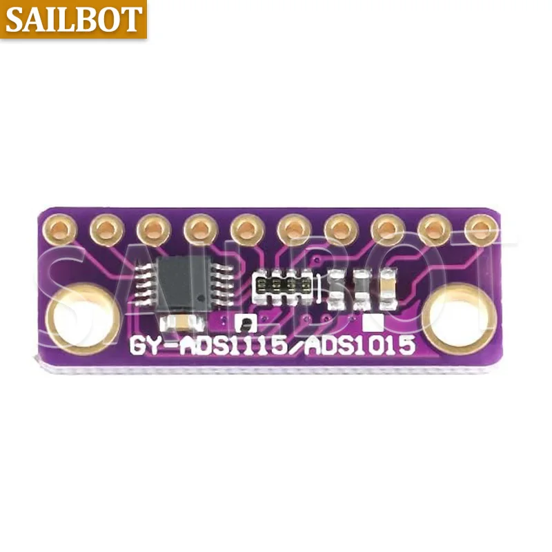 DC 2 -5V 4 CH ADS1115 Modulo ADC con microcontrollore Pro Gain Scheda amplificatore a 16 bit per Arduino I2C IIC ADC AVDD