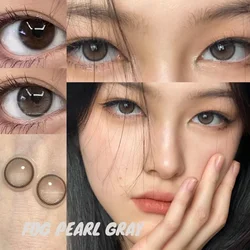 Bio-essence 1Pair Colored Contact Lenses Natural Color Lens Eyes Lentillas Verdes Naturales Lenses Fog Pearl Lenses