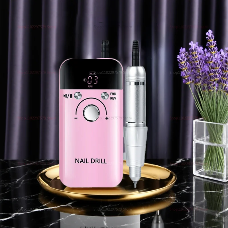 Smerigliatrice professionale per nail art, smalto per unghie, liquido per lavaggio, tampone elettrico portatile per unghie, strumento professionale per la rimozione delle unghie non caldo