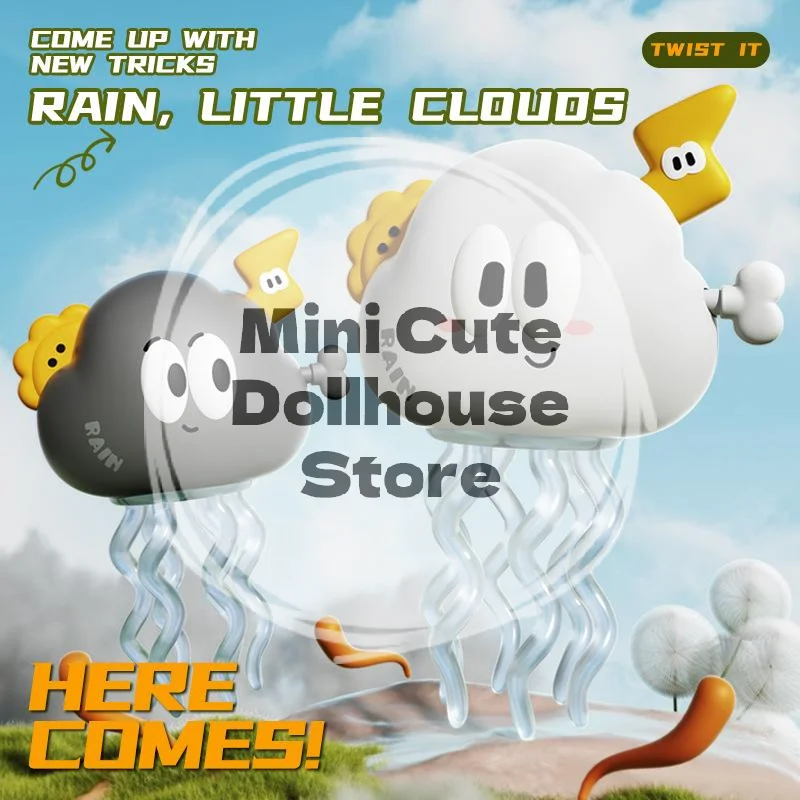 لعبة الريح التفاعلية لسطح المكتب على شكل الأخطبوط السحابي: مثالية للتحفيز الحسي واللعب الهدئي والتجمع الجماعي #1