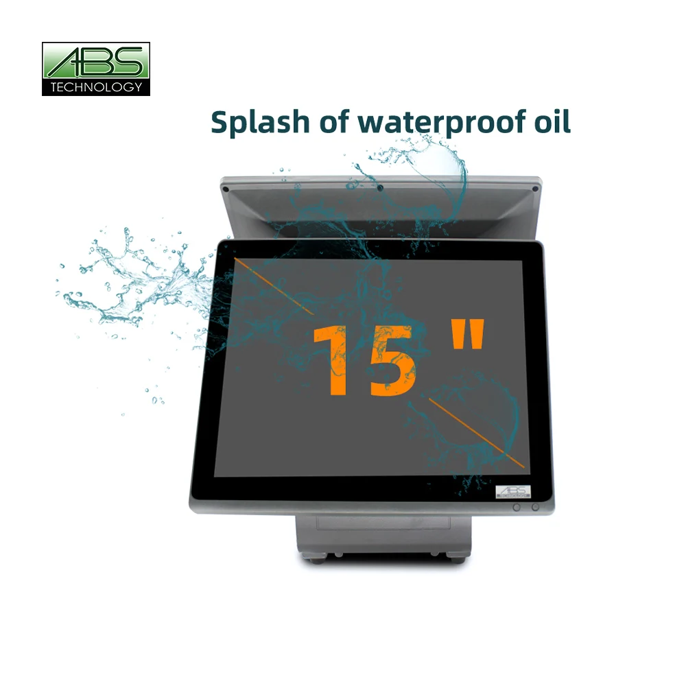 ATV&UTVWholesale Customization ABS8000 High Quality Metal POS Cash Register System Windows 7/10 1 Year Warranty Bluetooth 5.2 15
