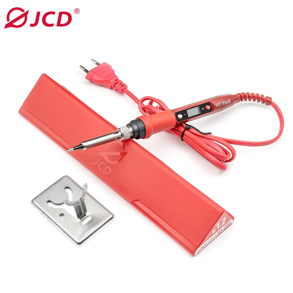 Jcd 908S Elektrische Soldeerbout Us/Eu Instelbare Temperatuur Lcd Digitaal Lasstation 80W Soldeer Ijzer Lasreparatie Tools