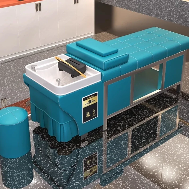 Thérapie à l'eau shampooing lit Spa Chaise de traitement Salon de coiffure lavabo coiffure confortable luxe Thai Chaise Coiffure