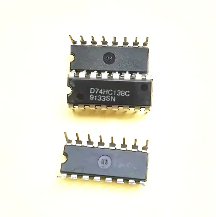 2PCS D74HC138C DIP-16 Integrated circuit IC chip