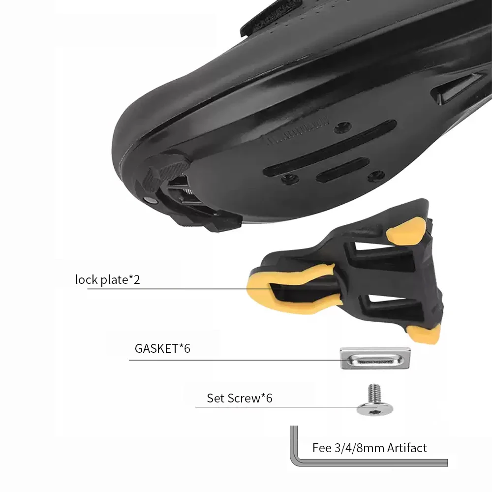 الطريق دراجة قفل دواسة SPD SL نظام خفيفة للغاية التيتانيوم رمح دواسة ل Shimano SPD مع المرابط الكربون الدواسات دورة الشتاء