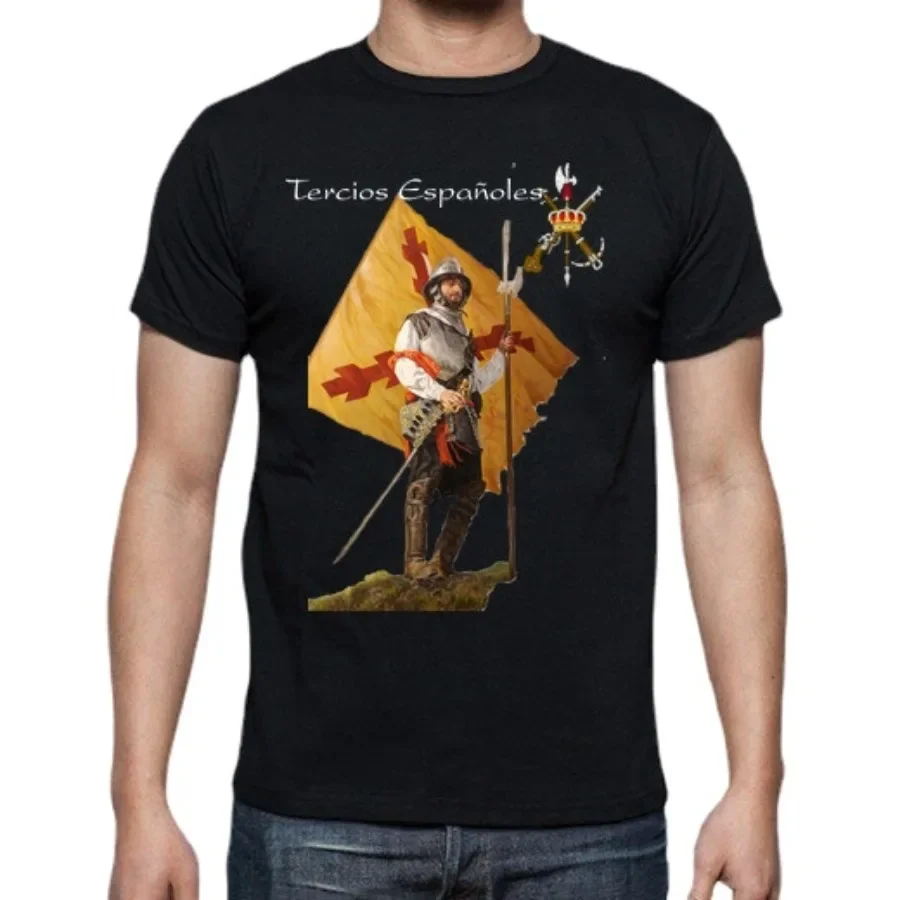 Summer Cotton O-Neck Short Sleeve Mens T Shirt New Espanoles Tercios Ancient Soldiers Spanish Foreign Legion T-Shirt. Size S-5XL