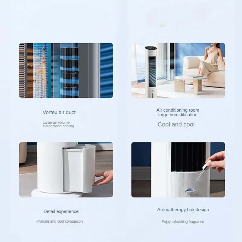 Air Conditioner Fan Refrigeration Household Thermantidote Water Filling Mobile Small Air Conditioning Tower Small Air Cooler