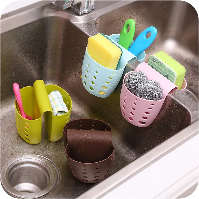 

Kitchen Supplies Sink Sponge Storage Drainage Bag Saddle Type Dual-purpose Miscellaneous Items Drainage Basket Storage Rack