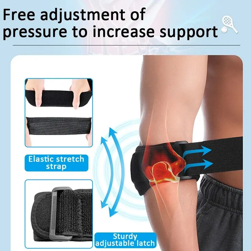 Tennis Elbow Braces for Tendonitis and Tennis Elbow Golfers Elbow Forearm Brace Straps and Compression Pad Muscle Strains Unisex