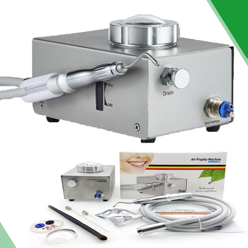 

Dental air flow air prophy machine Dental Lab Cleaning Air Water Prophy Polishing Desktop Sandblasting Machine Dentistry