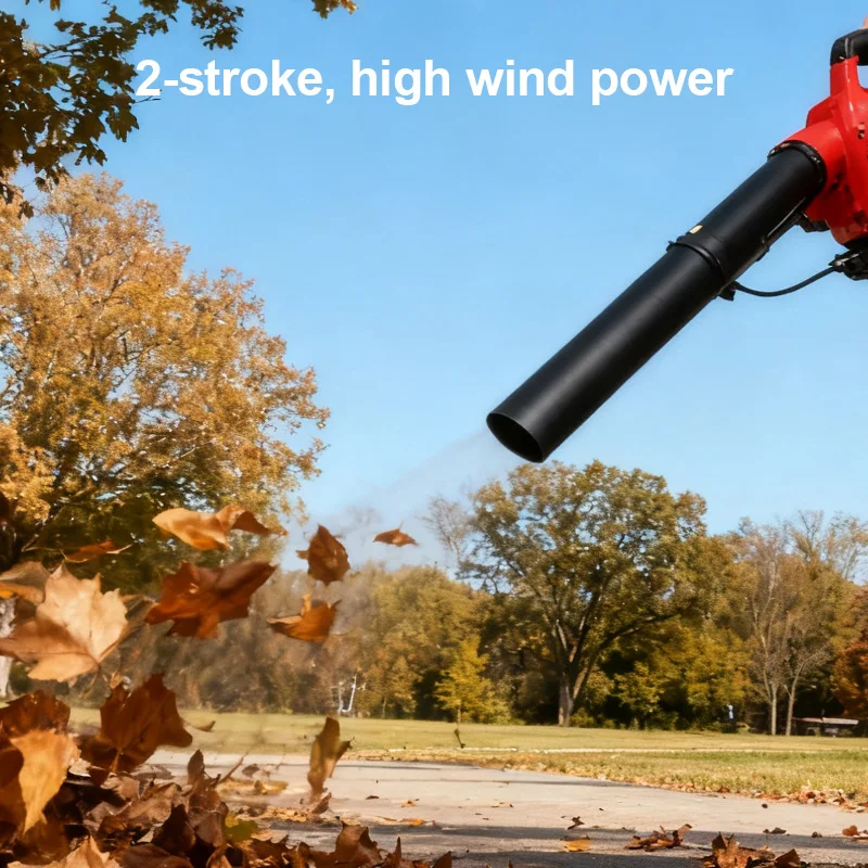 เครื่องเป่าลมมือถือ 25.4 ซีซี 2 จังหวะ กำลังสูง อเนกประสงค์ สำหรับงานสวน ทำความสะอาดหิมะ และใช้งานกลางแจ้ง
