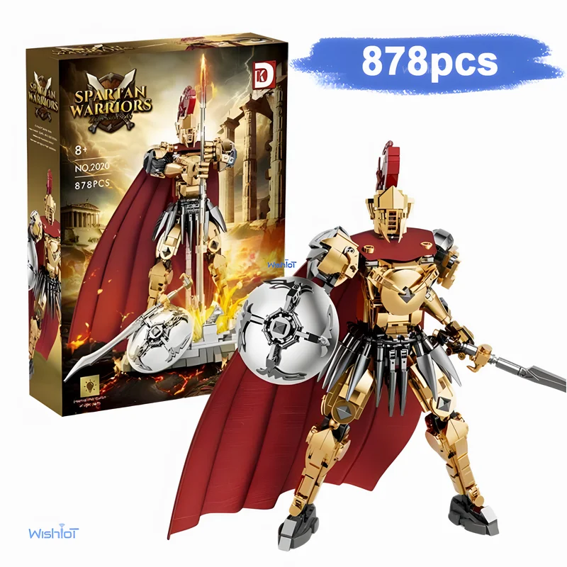 

Medieval Warrior Movie Series 878pcs Building Blocks Set DIY MOC Armor Knight Castle Bricks for Boys Men Creative Gift Toy
