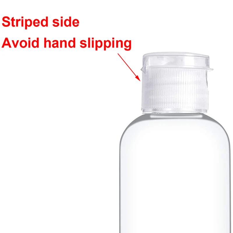 20Pcs 10/20/30/50/60/100/120ml Plastic Shampoo Bottles Empty Vail for Travel Container Cosmetics Lotion