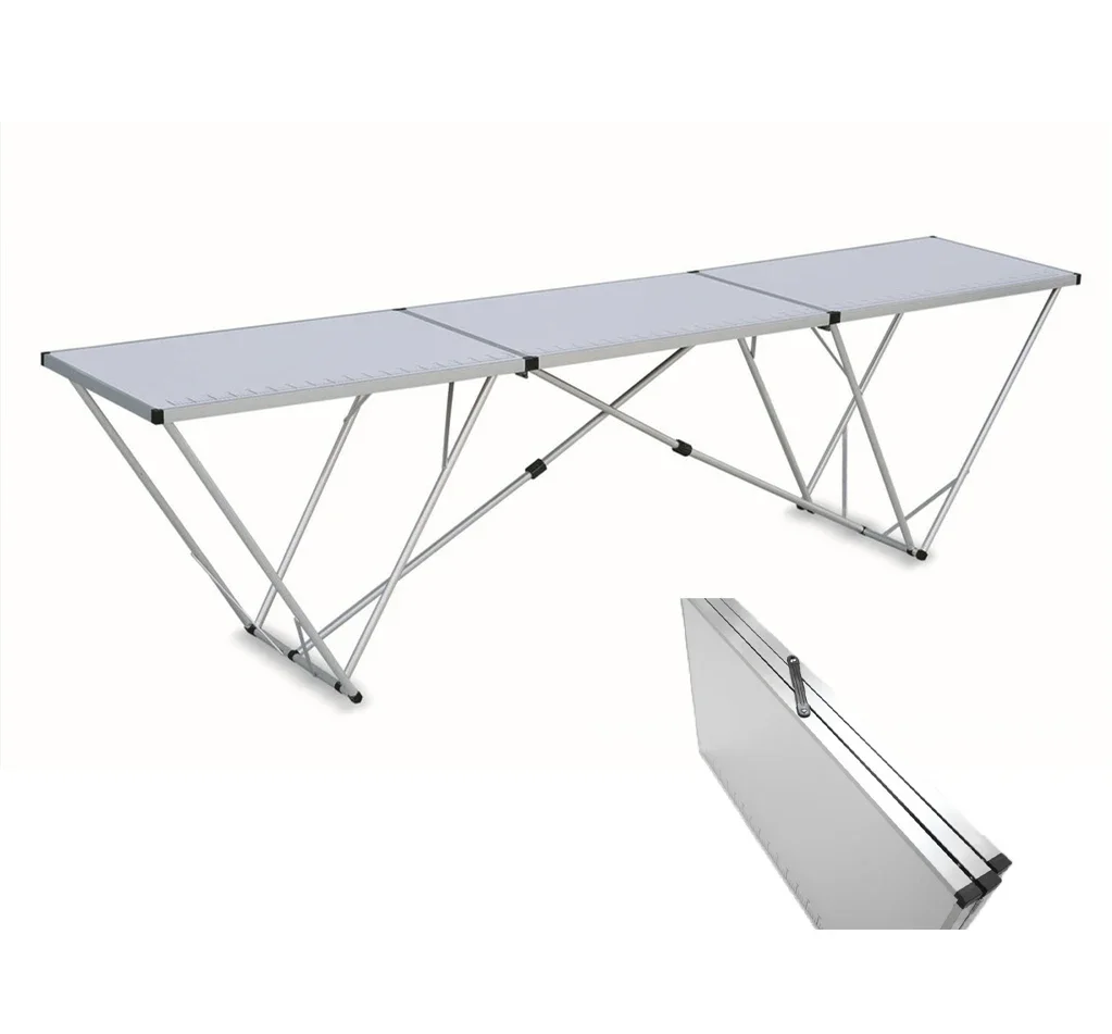 

Decorating folding table Wallpaper pasting cutter table Camping outdoor party table