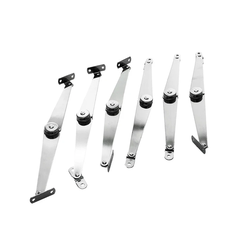Folding positioning pull rod hinge box for 201 folding cupboard door support rod bed flip up and down movable hinge.