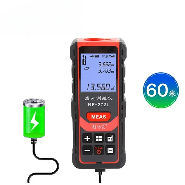 NOYAFA NF-272L/60 NF-272L/80 NF-272L/100 Infrared Distance Outdoor Room Meter Laser Rangefinder Lithium Battery Charger