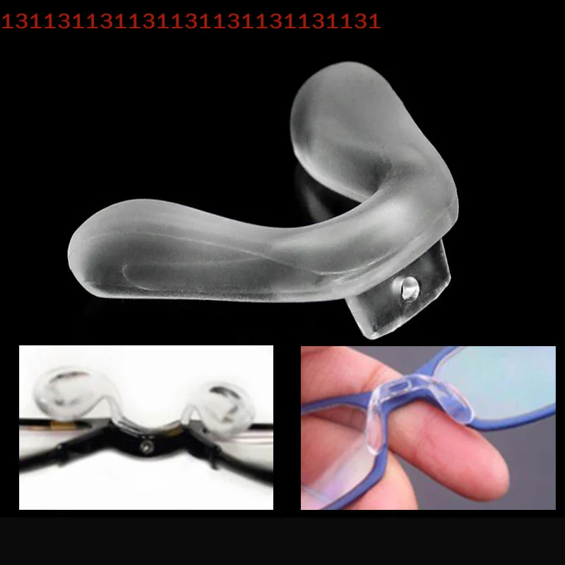 Silicone Anti-Slip Glasses Nose Pads U-shaped Nose Pad for Eyeglasses Accessory