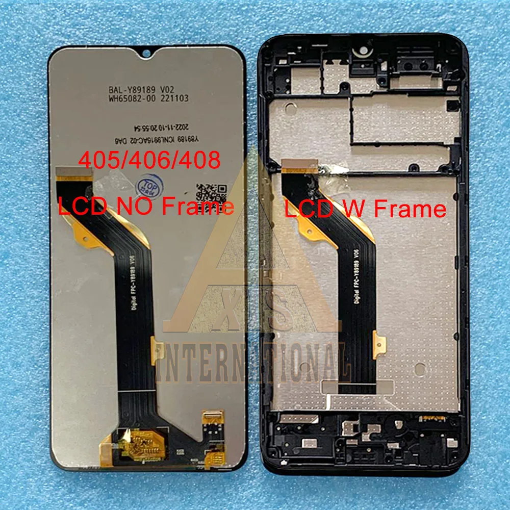 Original 6.6\'\'For TCL 40R 5G 4R LCD T771K Screen Display Touch For TCL 403 T431D 405 T506D 406 408 T507A 40SE 40 SE 40 XE 40XE