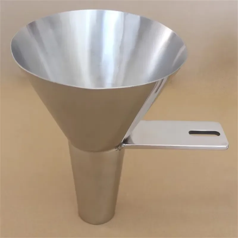 Stainless Steel Packaging Machine Dedicated Hopper Lapel Forming Machine Spare Part Bag Maker Receiving Hopper