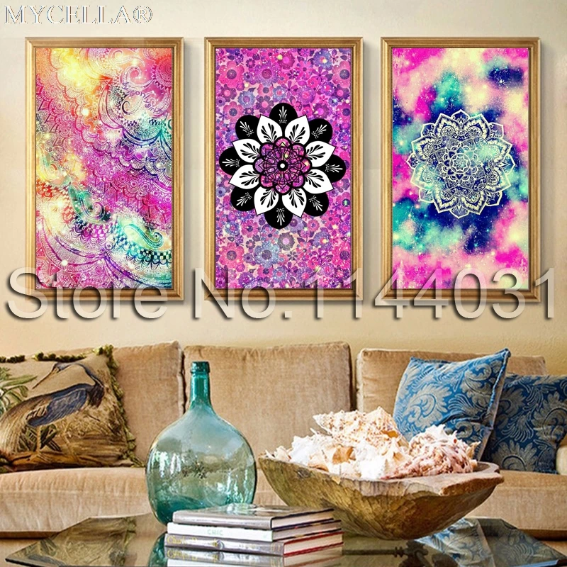 Flowers 5D Diy Diamond Painting Cross Stitch Kit Embroidery Kinds Mandala Full Square Diamond Mosaic Home decoration ダイヤモンドアート