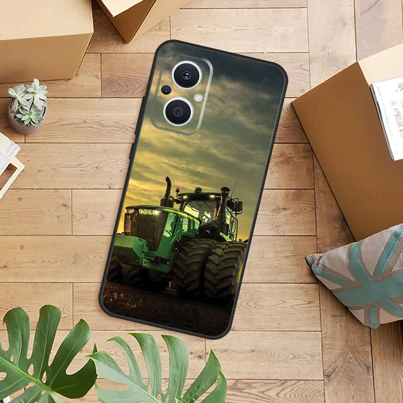 Funda para Tractor de vehículos agrícolas para OPPO Reno 13F 14F 12F 10 11 12 13 14 Pro 7 8 Lite OPPO Find X6 X5 X8 X9 Pro