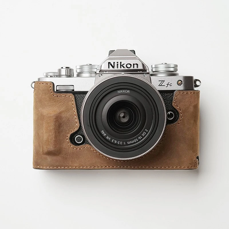 Mr. Stenen Beschermhoes Lederen Camera Case Accessoires Voor Nikon Zfc Z-Fc Canon Camera