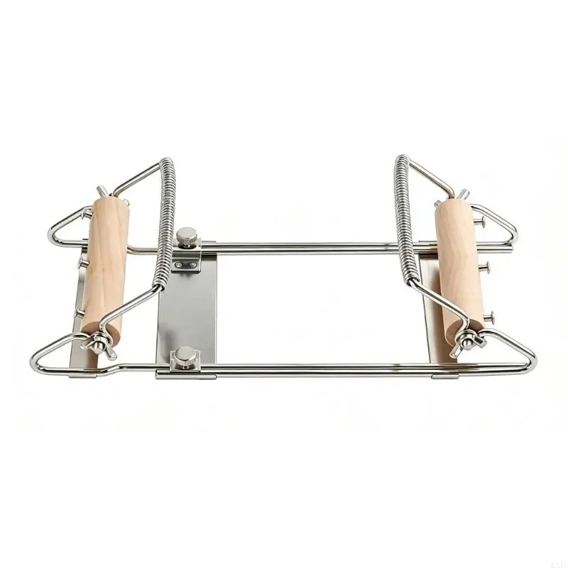 Trim Jewelry Weaving Frame with Metal Manual Build, Adjustable Width Craft Tool for Pattern Work, Individual Projects and